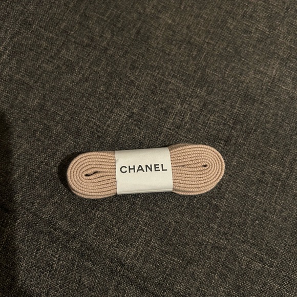 Chanel Light pink and grey knit sneakers - Picture 8 of 11